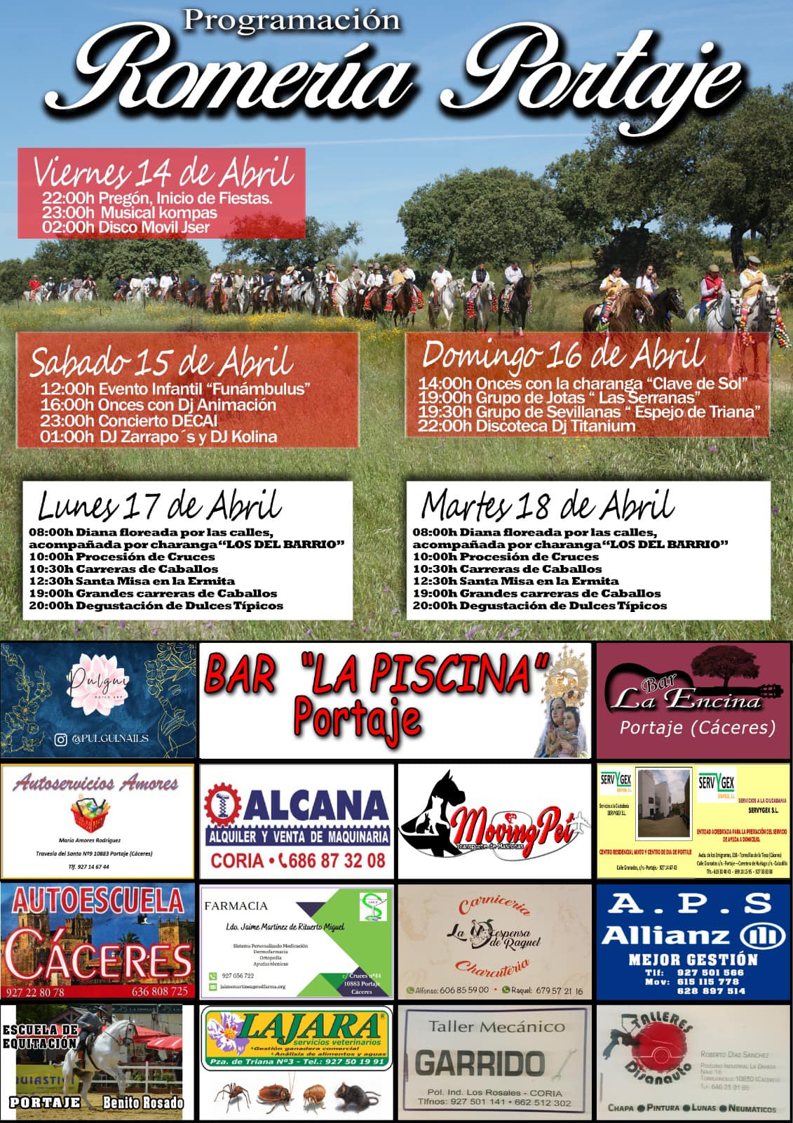 Romería de Nuestra Señora del Casar 2023 Portaje